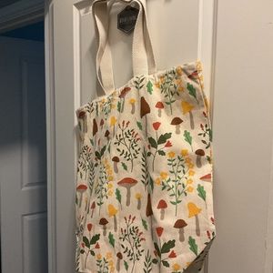 NWT Boho Living mushroom themed large tote